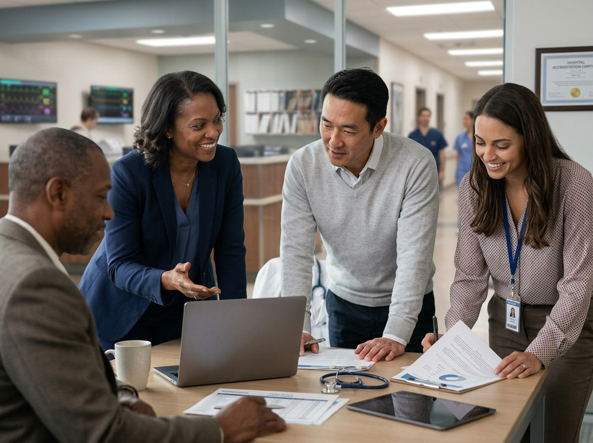 Healthcare leadership team